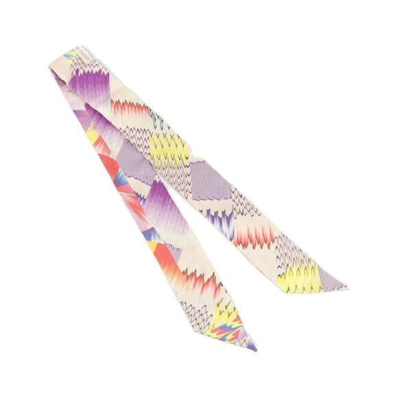 HERMES Accessories - Hermes Twilly Marble Silk Scarf/Muffler 063889S